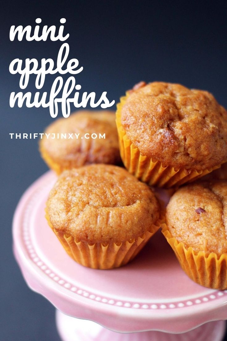 Mini Apple Muffins Recipe Thrifty Jinxy