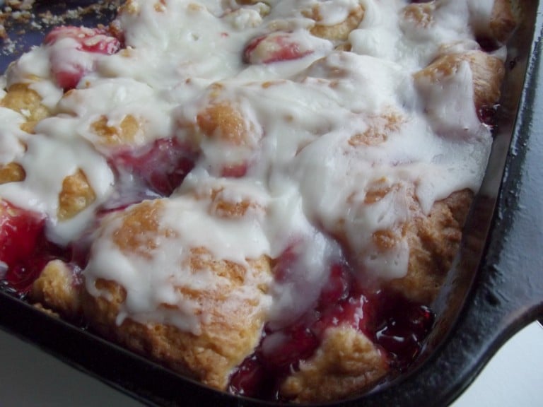 Cherry Coffee Cake with Bisquick