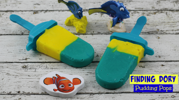 Finding Dory Pudding Pops Recipe - So fun!