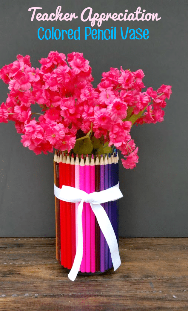 Vase out deals of colored pencils