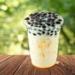 orange blossom honey bubble tea