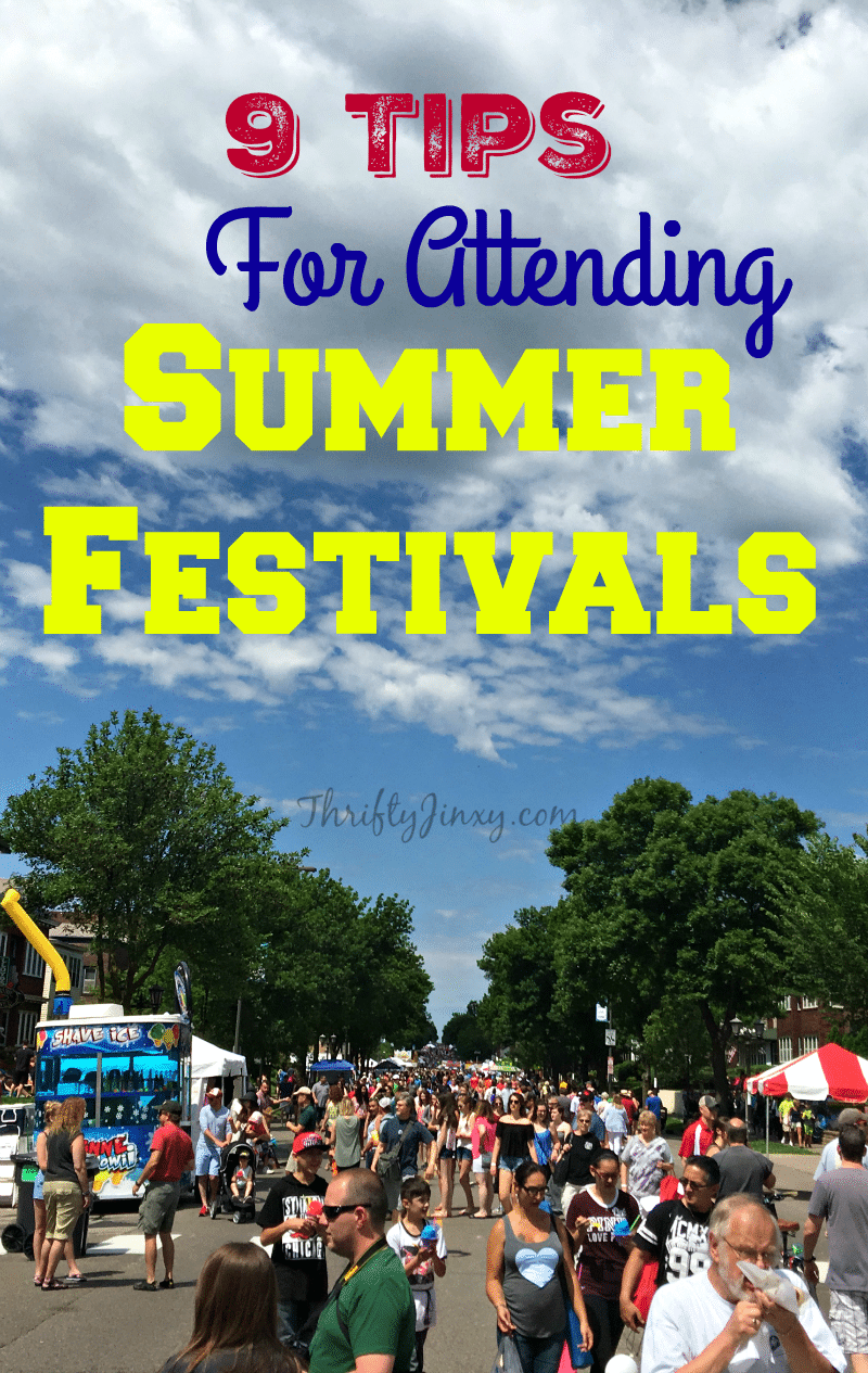 9 Tips for Attending Summer Festivals - Make your summer fair or festival trip more fun when you plan ahead!