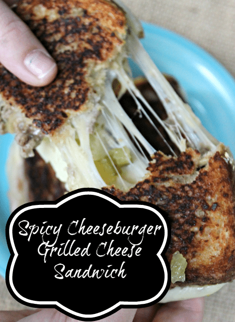 Spicy Cheeseburger Grilled Cheese Sandwich Recipe