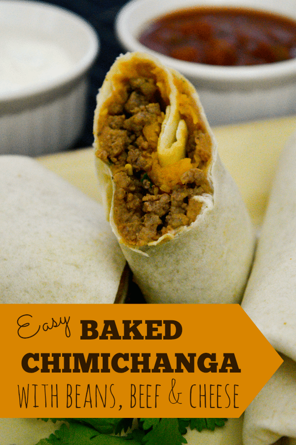 Bean and Cheese Vegan Chimichangas