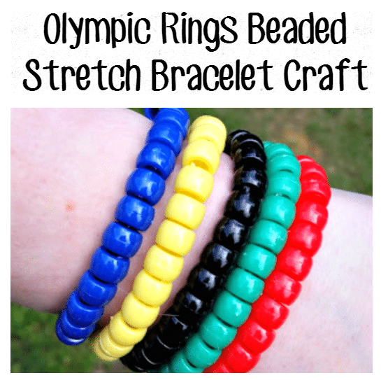 Olympic-Rings-Beaded-Stretch-Bracelet-Craft