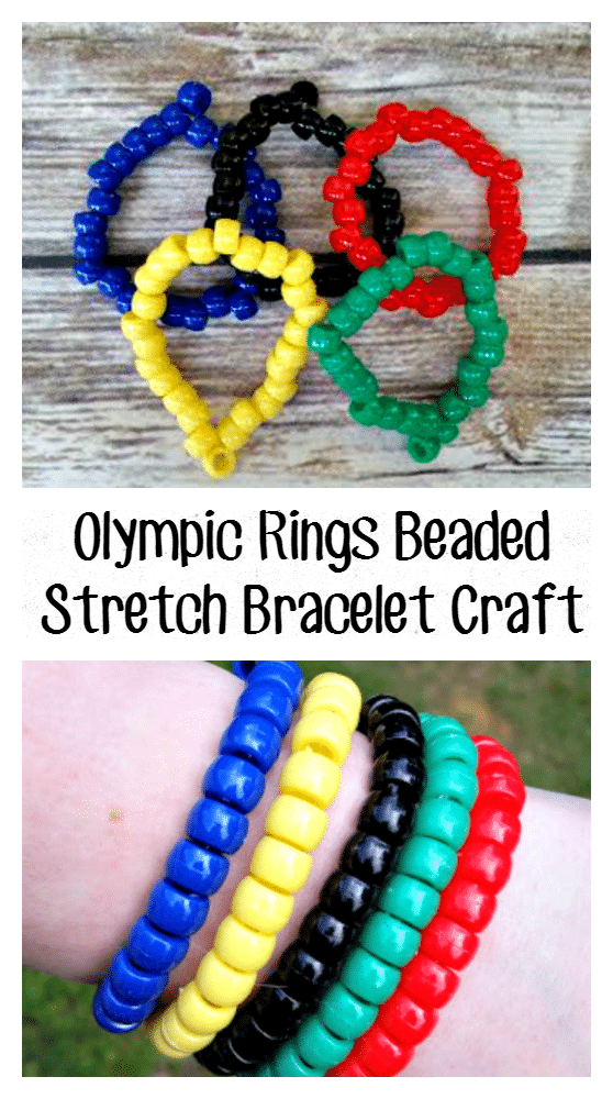 Kids Crafts - Beaded Stretch Bracelets Tutorial