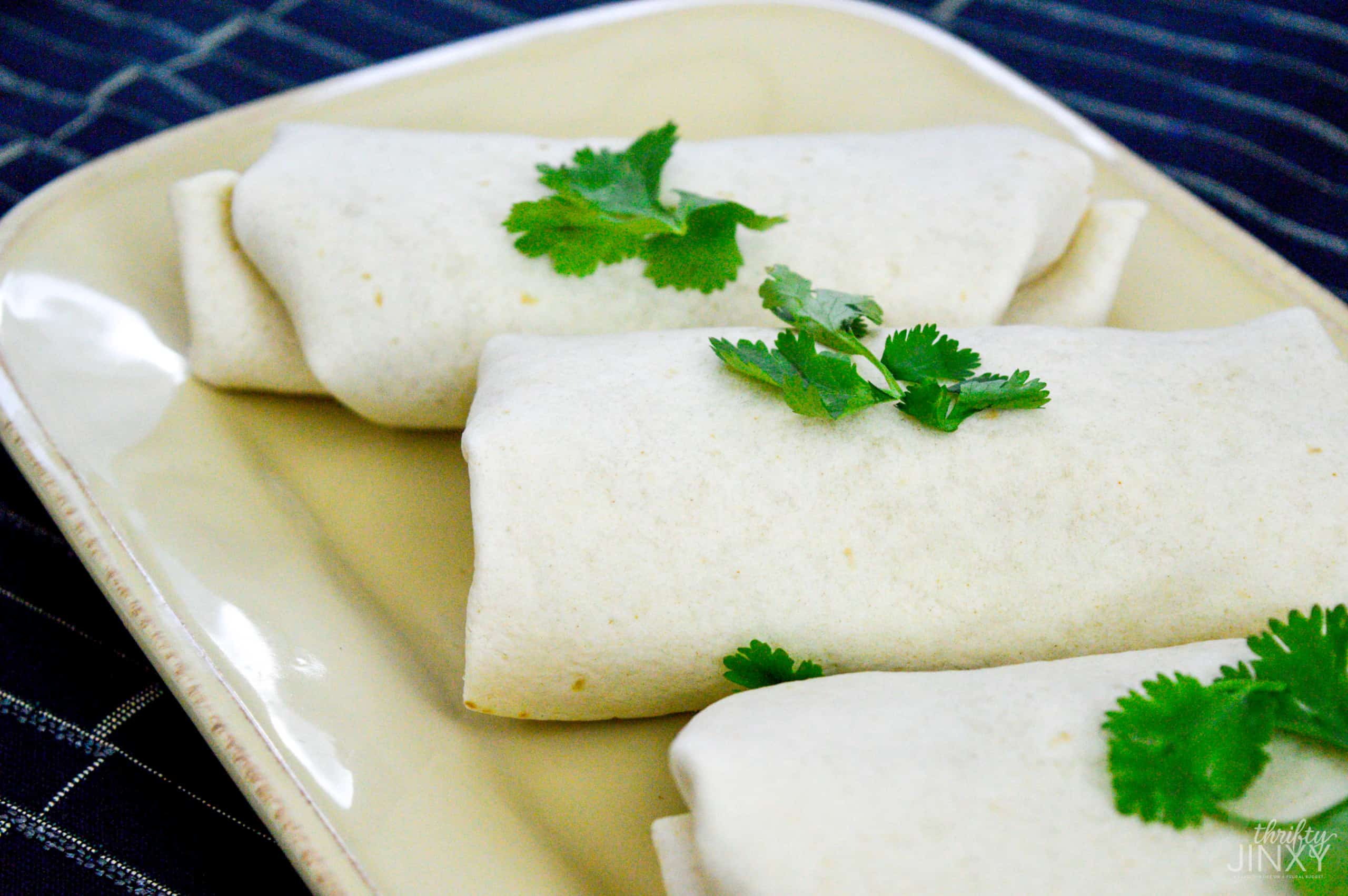 Easy Beef Chimichangas