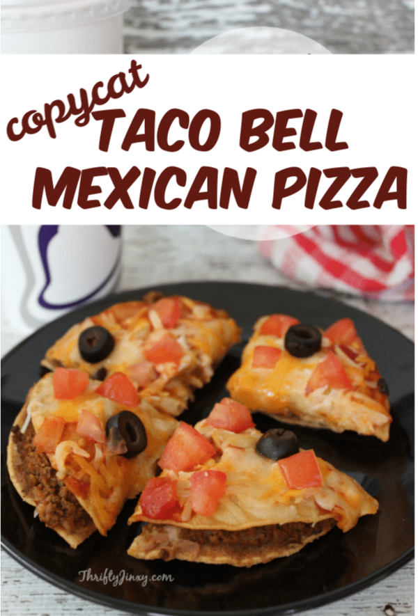 Copycat Taco Bell Mexican Pizza Recipe - Copycat Secrets! - Thrifty Jinxy