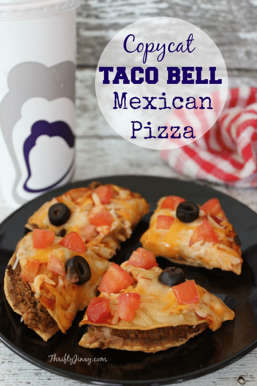 Copycat Taco Bell Mexican Pizza Recipe - Copycat Secrets! - Thrifty Jinxy