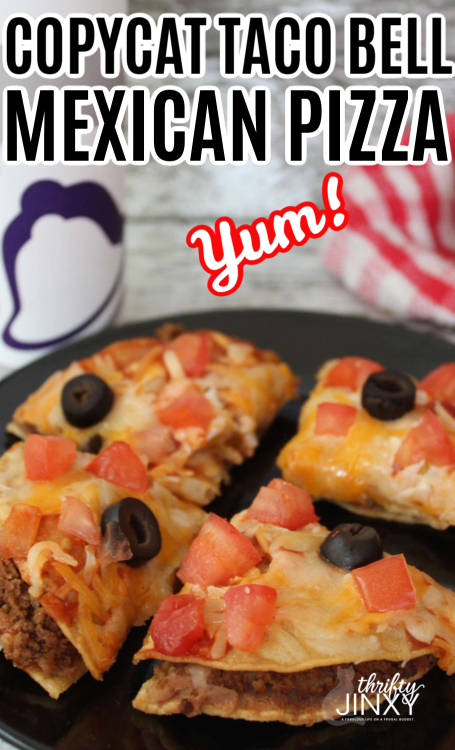 Copycat Taco Bell Mexican Pizza Recipe - Copycat Secrets! - Thrifty Jinxy