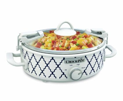 Dollhouse Miniature Crockpot Slow Cooker with Stew with Removable