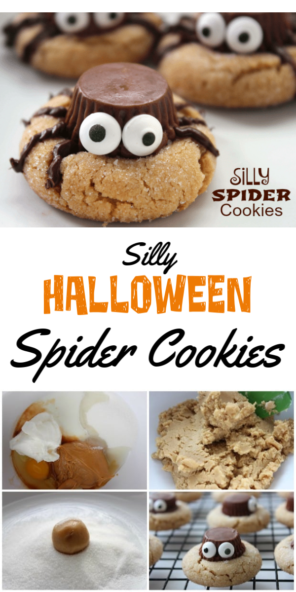 Silly Halloween Spider Cookies Recipe - Thrifty Jinxy