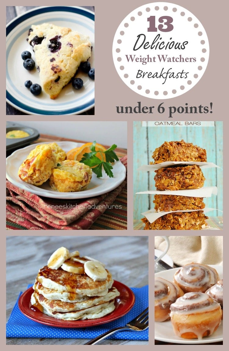13 Delicious Weight Watchers Breakfast Recipes - All Under 6 Points!