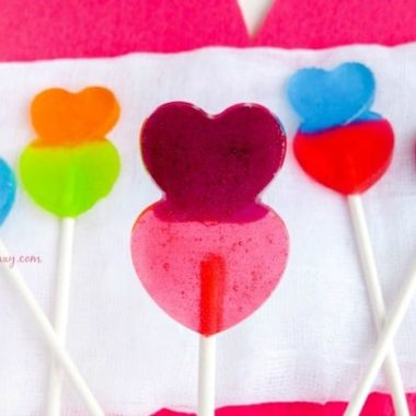 DIY Valentine Heart Lollipops