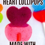 Easy DIY Heart Lollipops Made with Jolly Ranchers