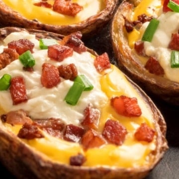 Homemade Game Day Potato Skins