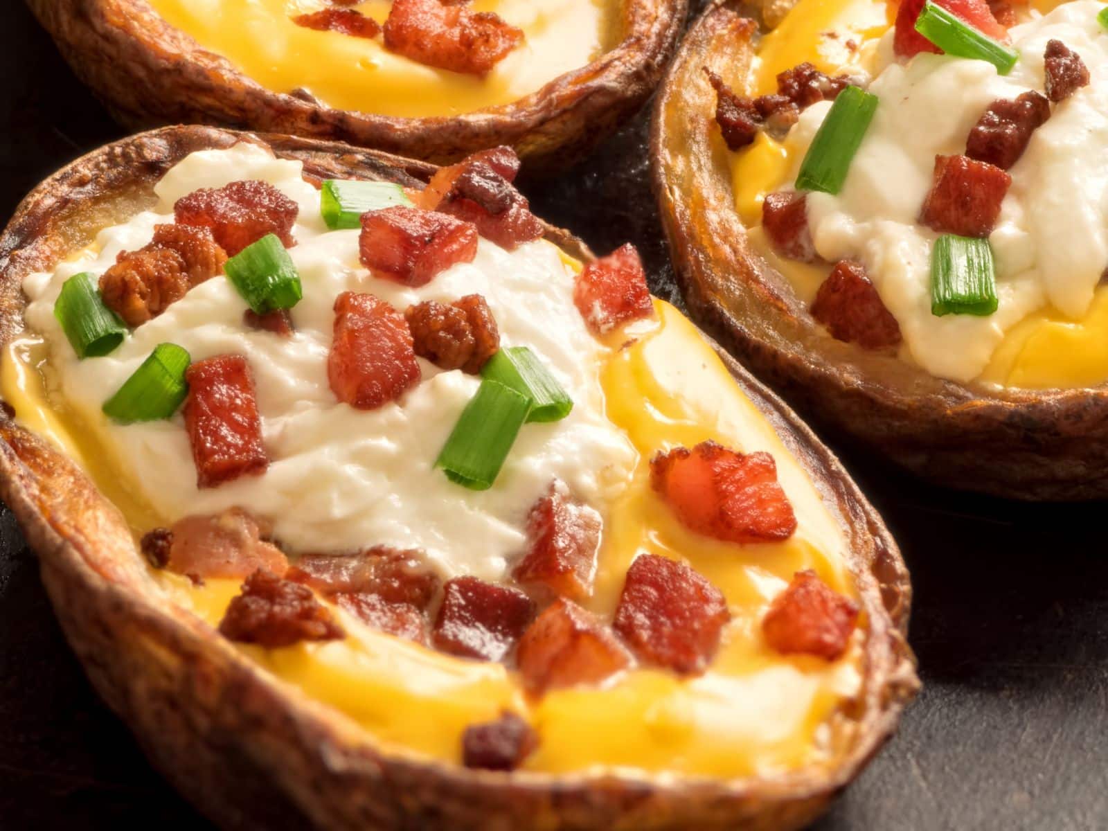 Homemade Game Day Potato Skins