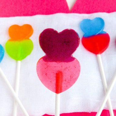 Valentine Heart Lollipops from Jolly Ranchers.