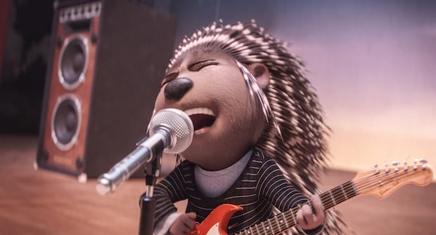 SCARLETT JOHANSSON is Ash, a punk-rock porcupine struggling to shed her arrogant boyfriend and go solo, in the event film "Sing," from Illumination Entertainment and Universal Pictures.