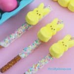 DIY PEEPS Bunny Easter Pretzel Treats