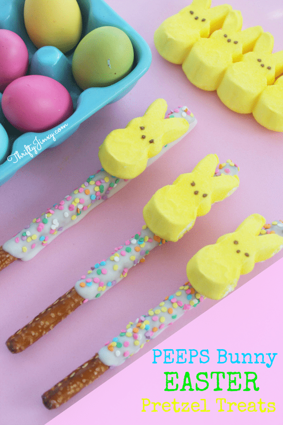 PEEPS Bunny Easter Pretzel Treats