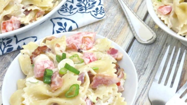 Bacon Bowtie Pasta Salad 