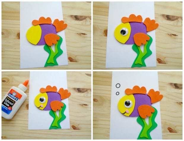 DIY Father's Day Fish Card with Printable Template - Thrifty Jinxy