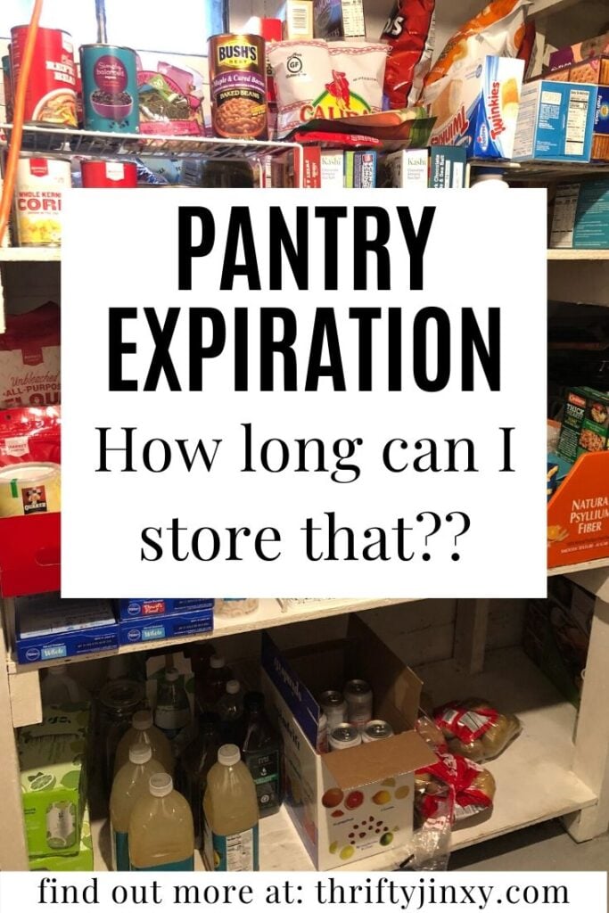 Pantry Expiration Date Guidelines