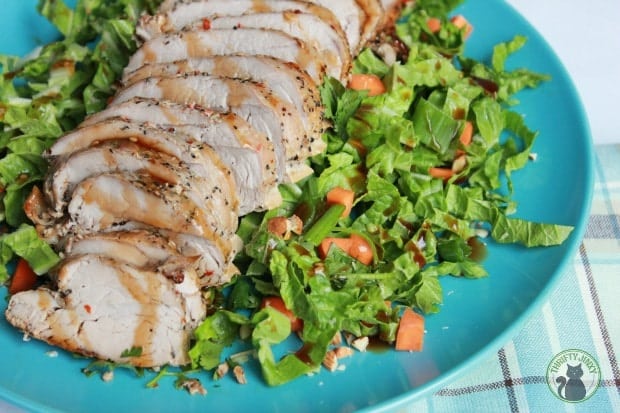 Easy Pork Tenderloin Recipe with Asian Slaw