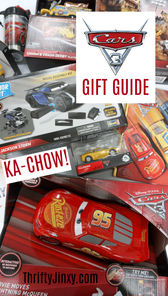 The 2017 Cars 3 Gift Guide is filled with the latest and greatest Disney Pixar Cars 3 toys, books and school supplies little fans will love!