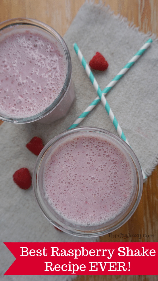 Best Raspberry Shake Recipe Ever Thrifty Jinxy