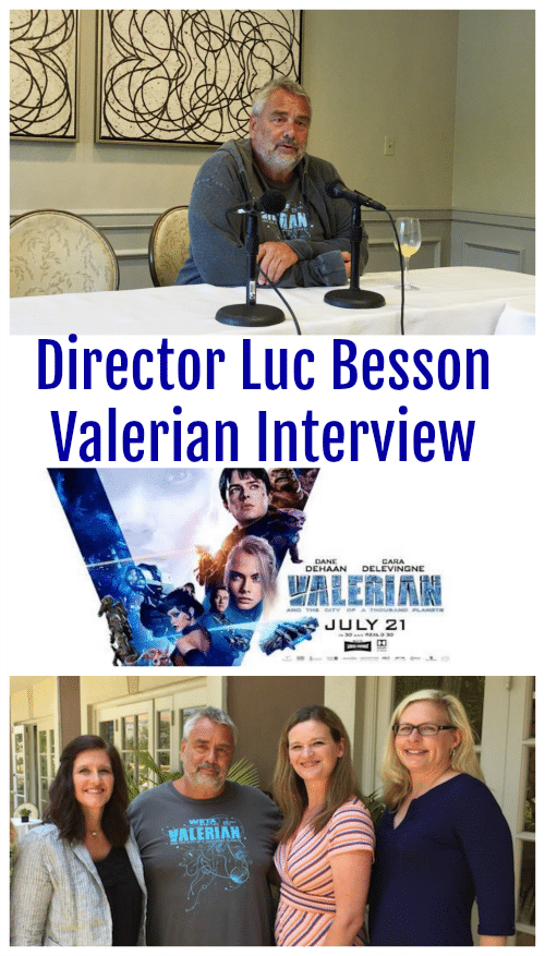 Director Luc Besson Valerian Interview - A Blogger Exclusive