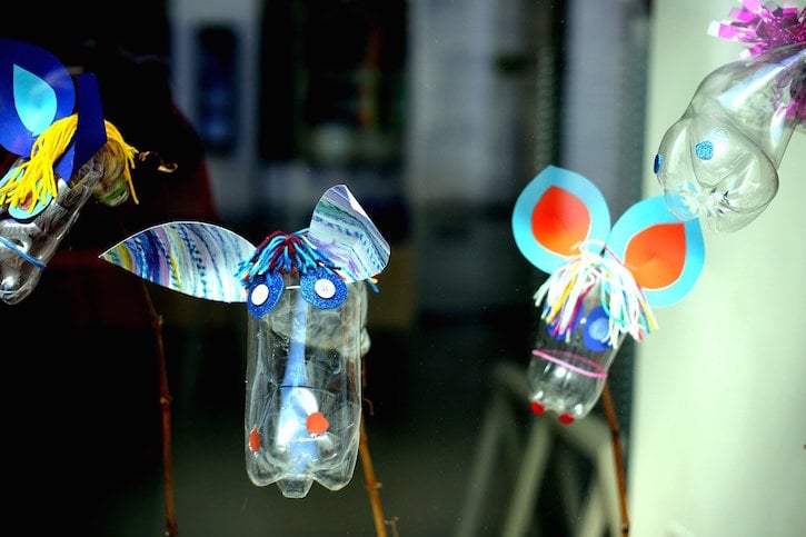 Recycled Mouse Bottles