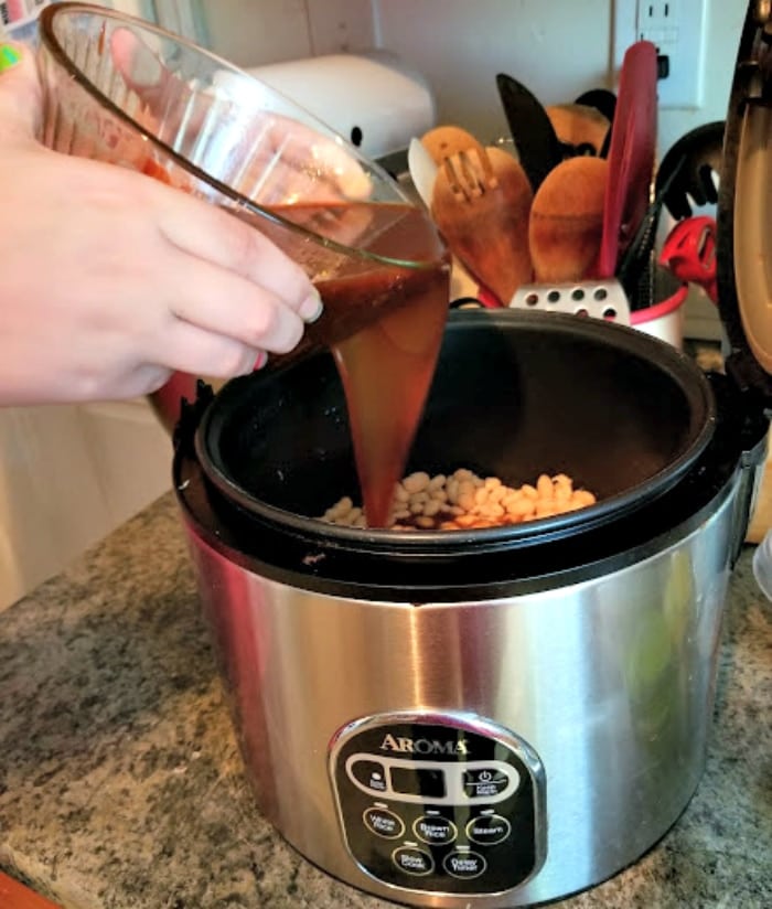 Slow Cooker BBQ Baked Beans From Scratch slow cooker