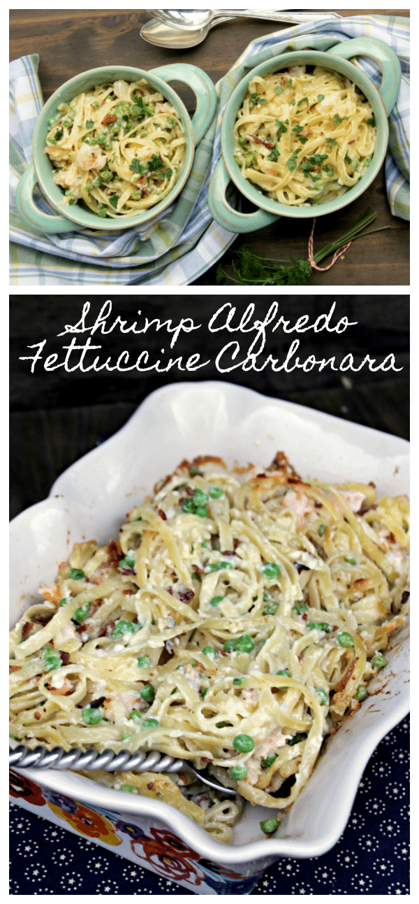 Shrimp Alfredo Fettuccine Carbonara Recipe