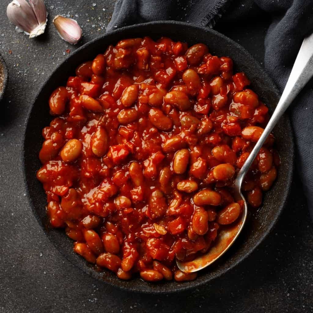 Slow Cooker BBQ Baked Beans from Scratch Thrifty Jinxy