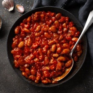 Slow Cooker BBQ Baked Beans From Scratch