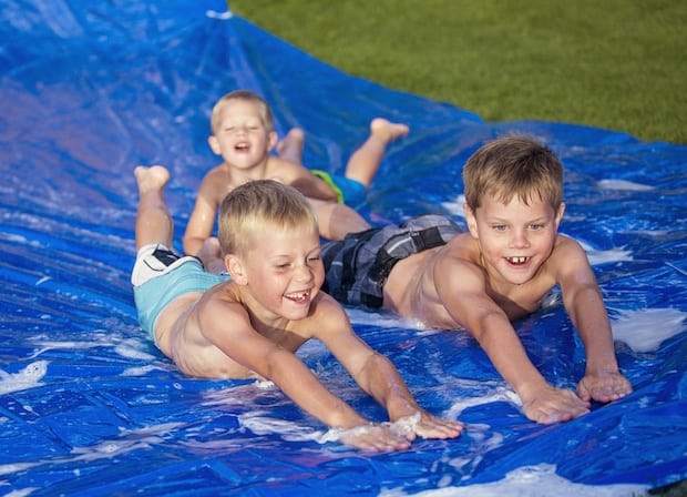 kid slip and slide