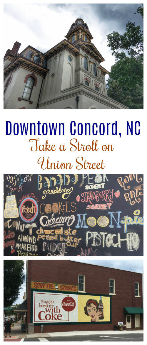 Only have one travel day in Downtown Concord, North Carolina? Don't miss these stops as you take a stroll down Union Street!
