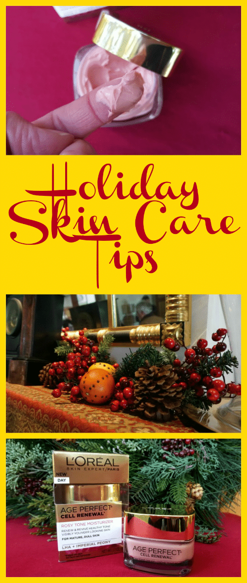 Winter can be rough on your skin! Look your best this season with these Easy Tips for Holiday Skincare! #ad #ThePerfectAge #VN 
