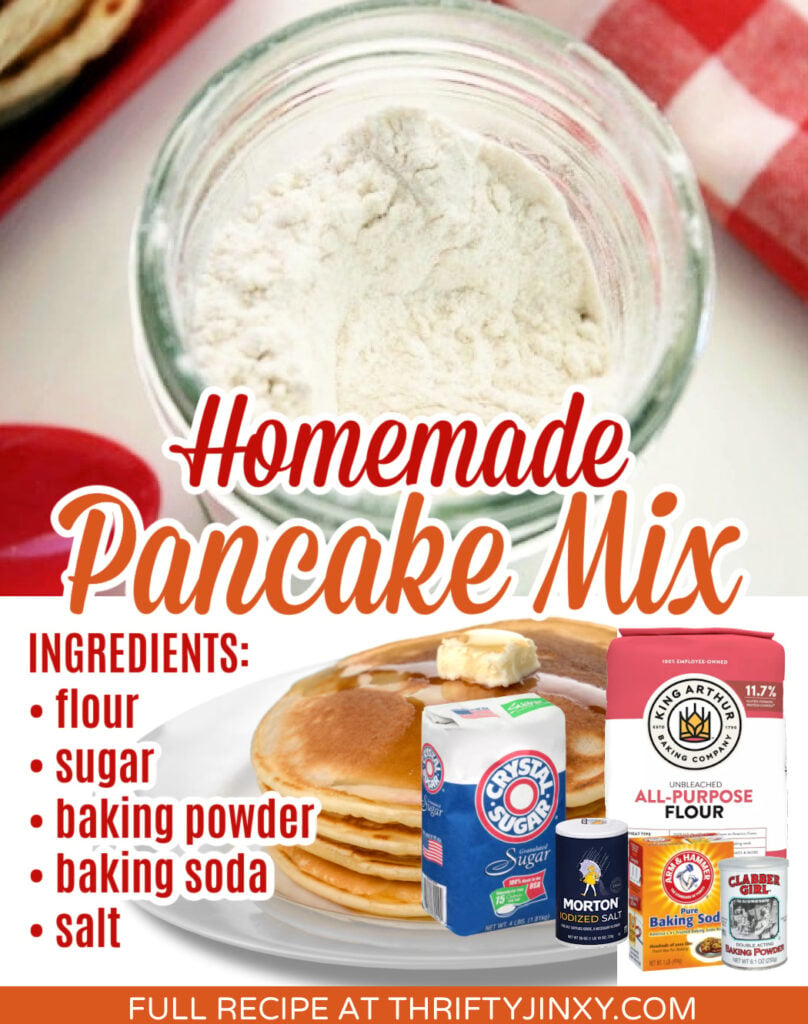 Homemade Pancake Mix Recipe with Ingredient Photos.