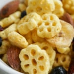 Honeycomb Snack Mix in Bowl