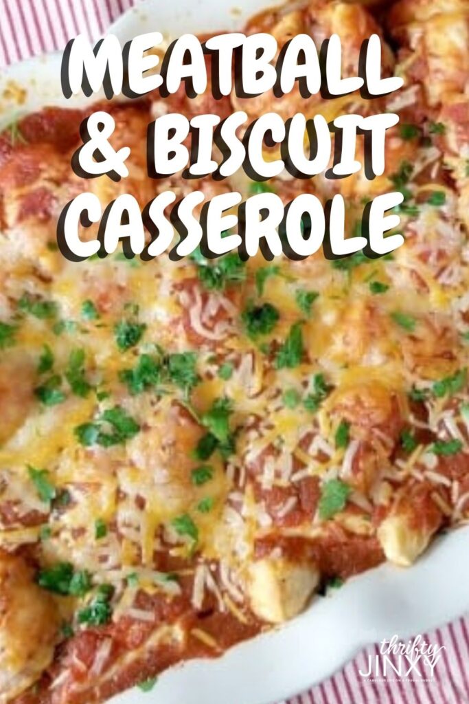 Italian Meatball And Biscuit Casserole