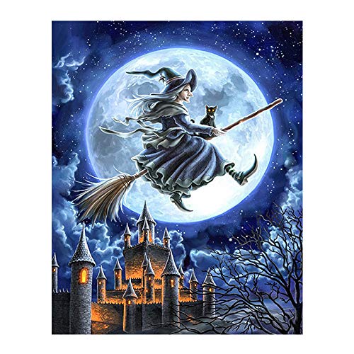 witch cross stitch kit