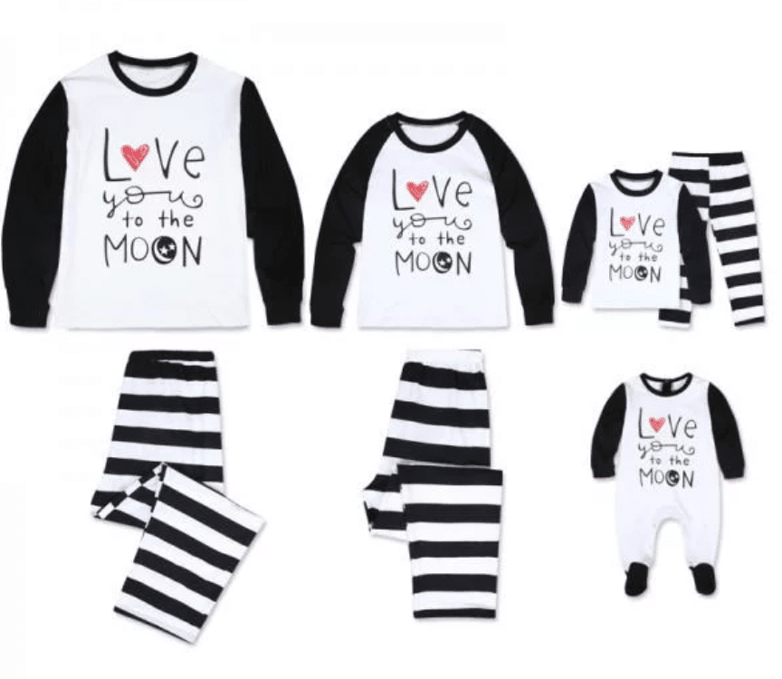 Unisex Baby And Toddler Matching Family Christmas Long Raglan