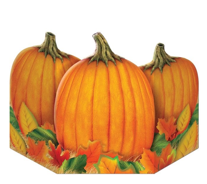 Stand Up Pumpkin Centerpiece