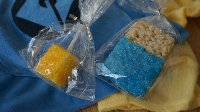 Minion Rice Krispy Treats