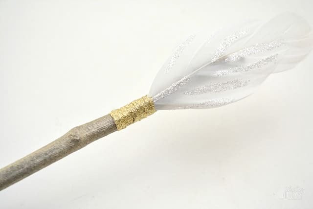 DIY Cupids Arrow with Feather