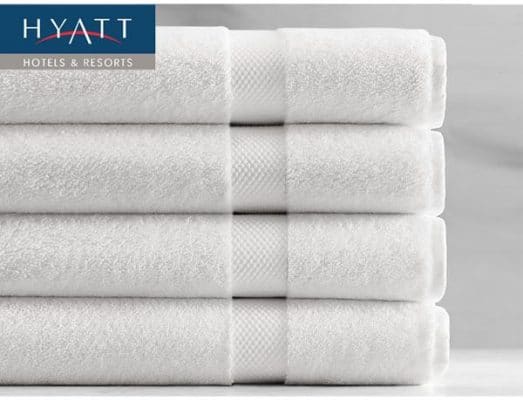 Hyatt 2024 hotel towels