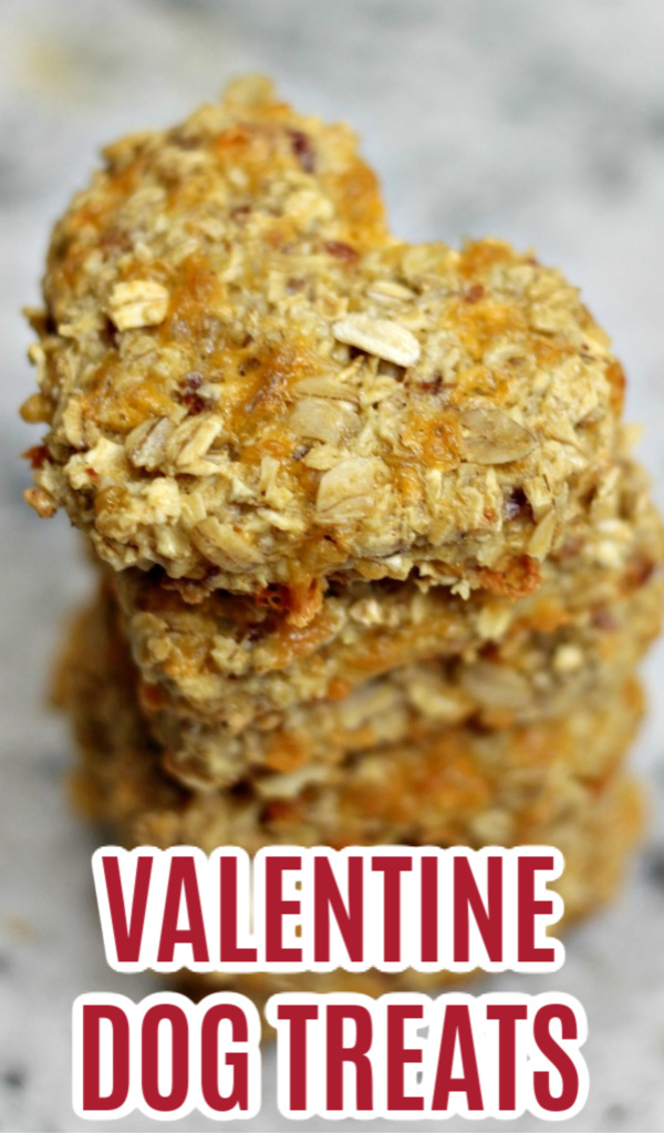 Homemade Dog Treats Recipe Perfect for Valentine's Day + Doggy Gift